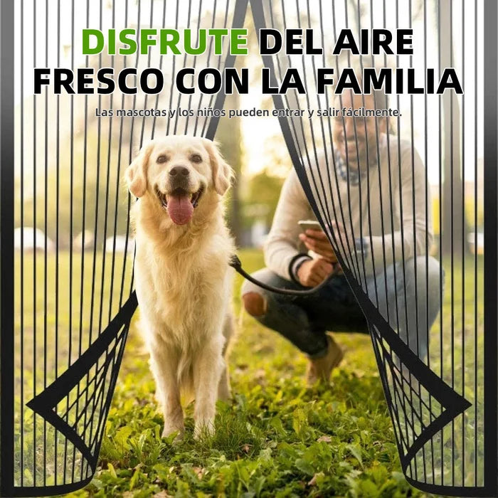 InsectSafe® la cortina magnética que mantiene tu casa mas fresca y sin insectos