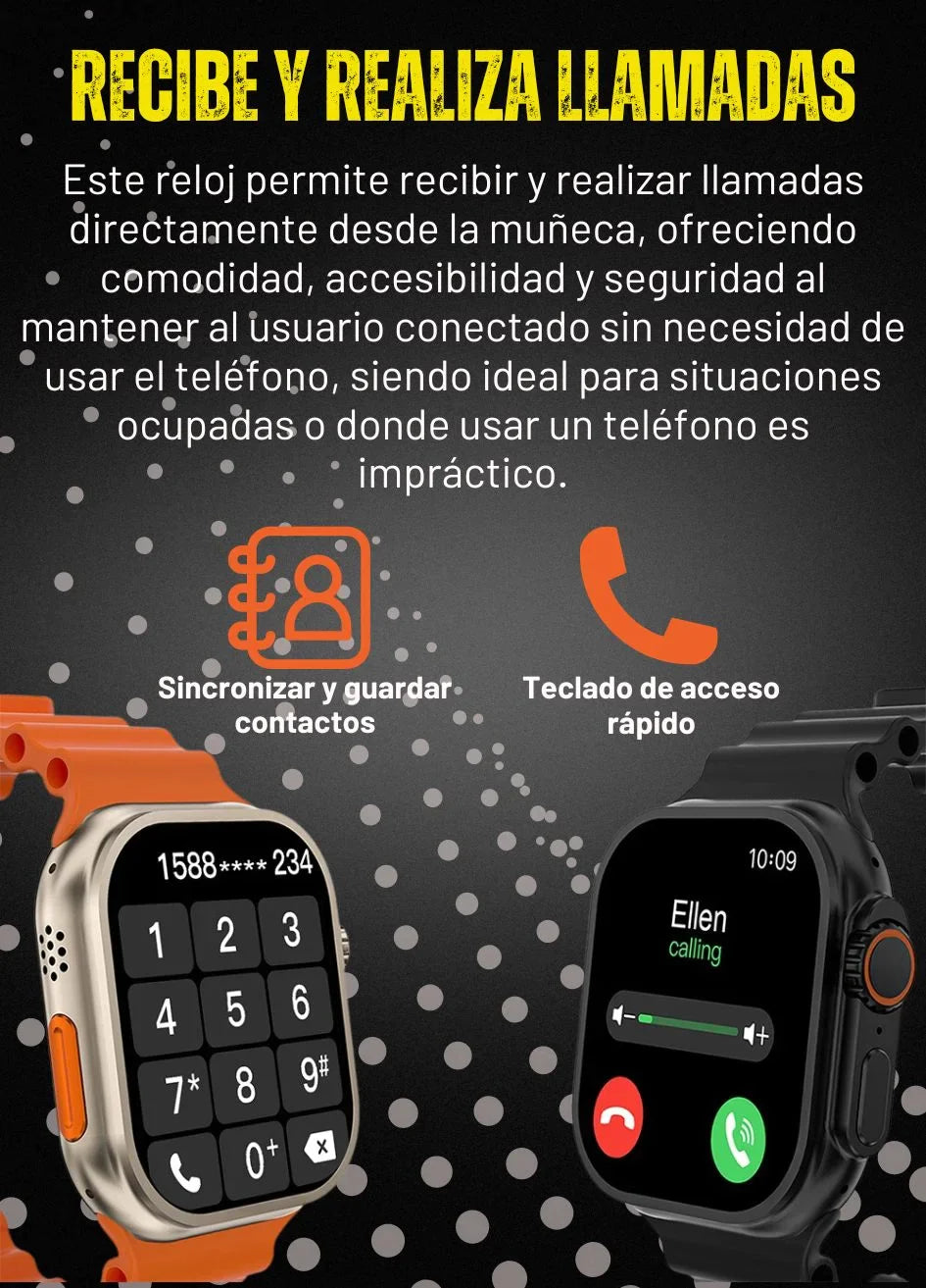 Reloj T800 Ultra Smartwatch, toma el control de tu vida en tu muñeca ⌚