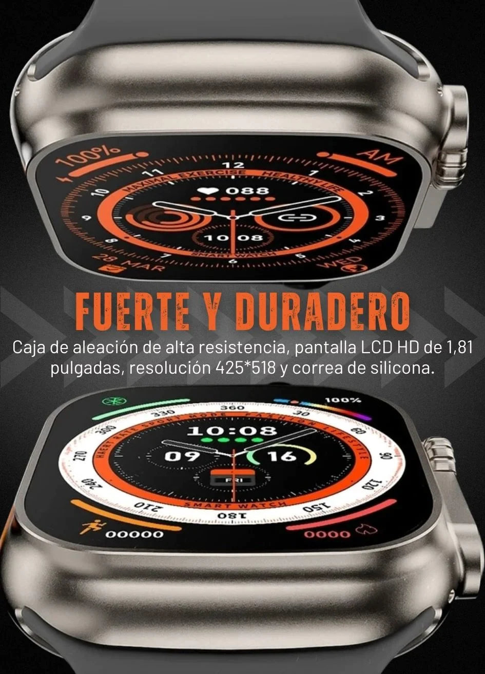 Reloj T800 Ultra Smartwatch, toma el control de tu vida en tu muñeca ⌚