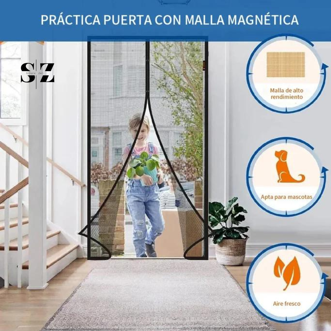 InsectSafe® la cortina magnética que mantiene tu casa mas fresca y sin insectos