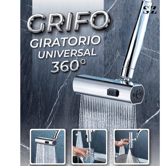 AquaFlex 360® llega a todas partes con el grifo de 4 modos